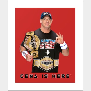 Cena Is Here Posters and Art